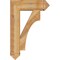 Ekena Millwork Westlake Arts & Crafts Rough Sawn Bracket, Western Red Cedar, 6"W x 24"D x 36"H BKT06X24X36WTL03RWR - alternate 2